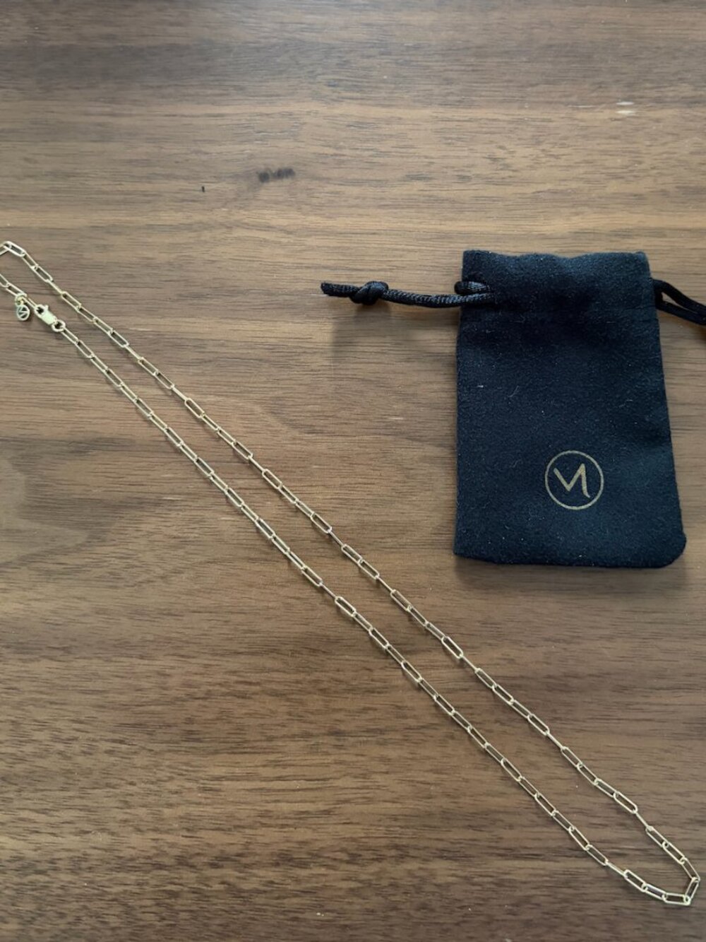 Mejuri 14k Boyfriend Bold Chain Necklace 18"
